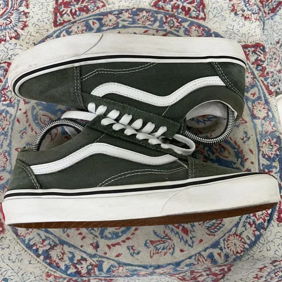 반스 올드스쿨 그린 스니커즈 신발 240 E00786 상품이미지3