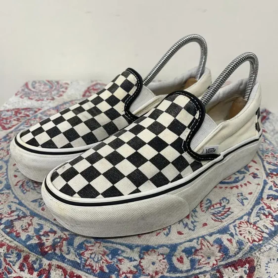 반스 올드스쿨 체커보드 스니커즈 슬립온 225 E00791 상품이미지1