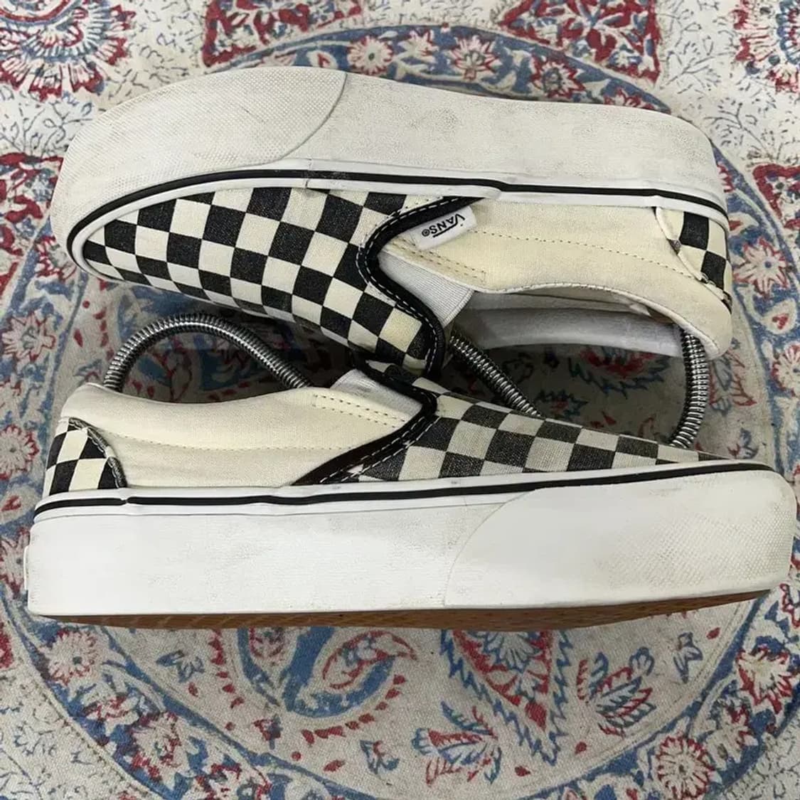 반스 올드스쿨 체커보드 스니커즈 슬립온 225 E00791 상품이미지3
