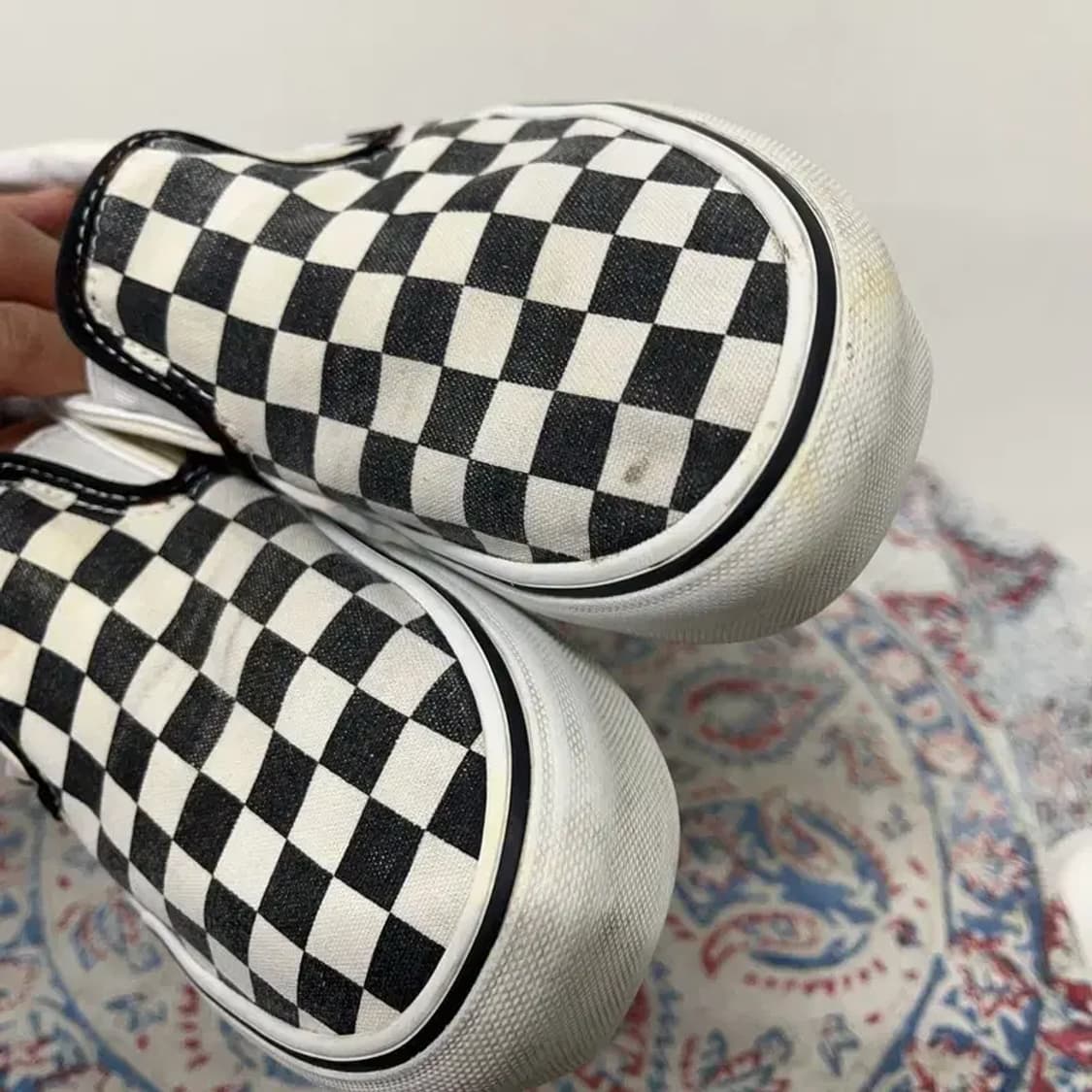 반스 올드스쿨 체커보드 스니커즈 슬립온 225 E00791 상품이미지6