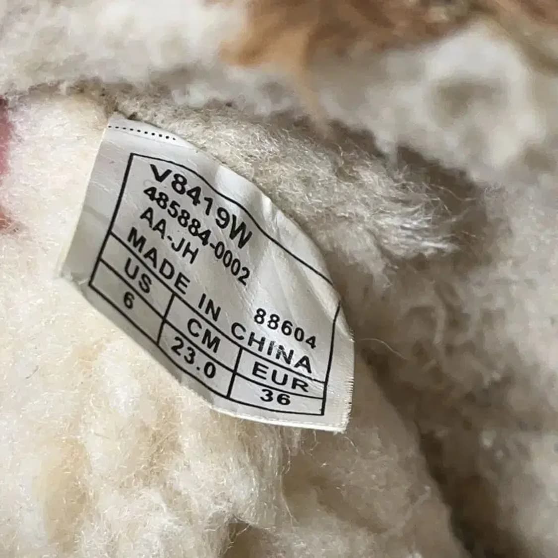 반스 베이지 롱 어그 부츠 230 E00809 상품이미지5