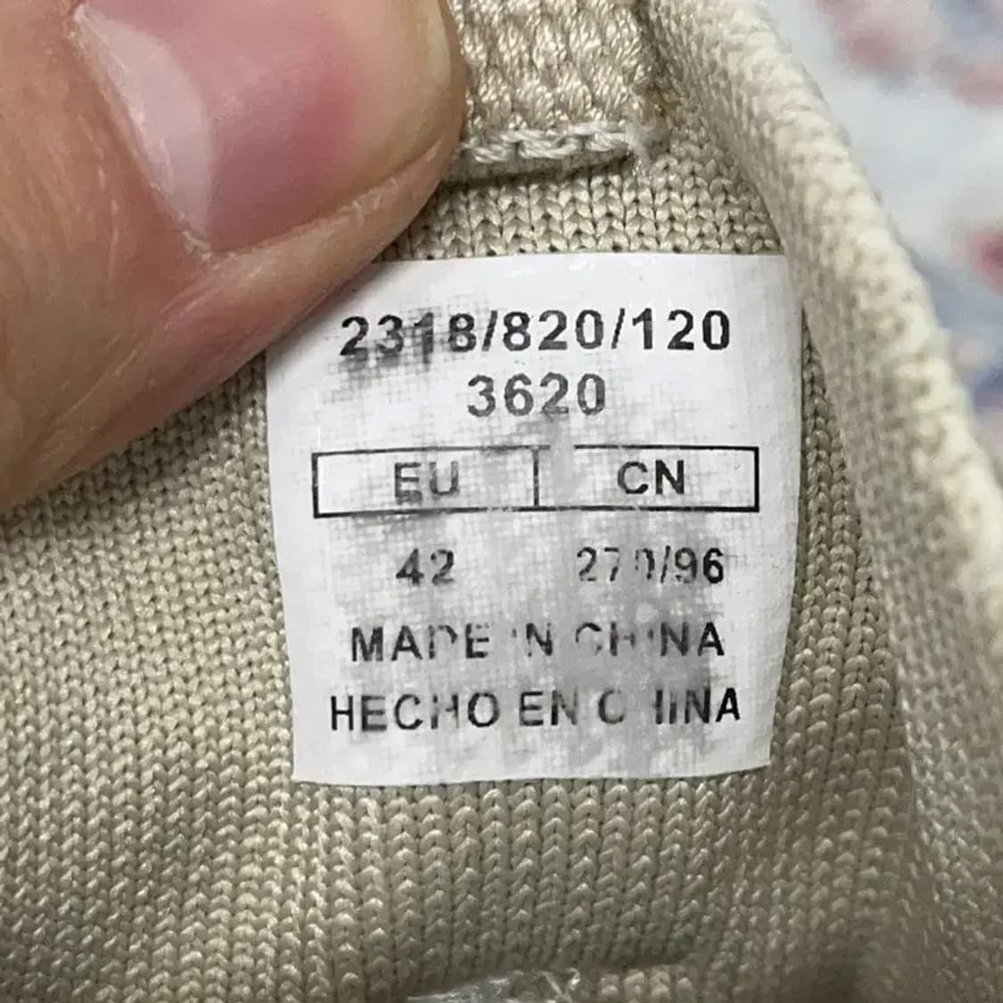 자라 ZARA 남자 니트 스니커즈 270 E00792 상품이미지5