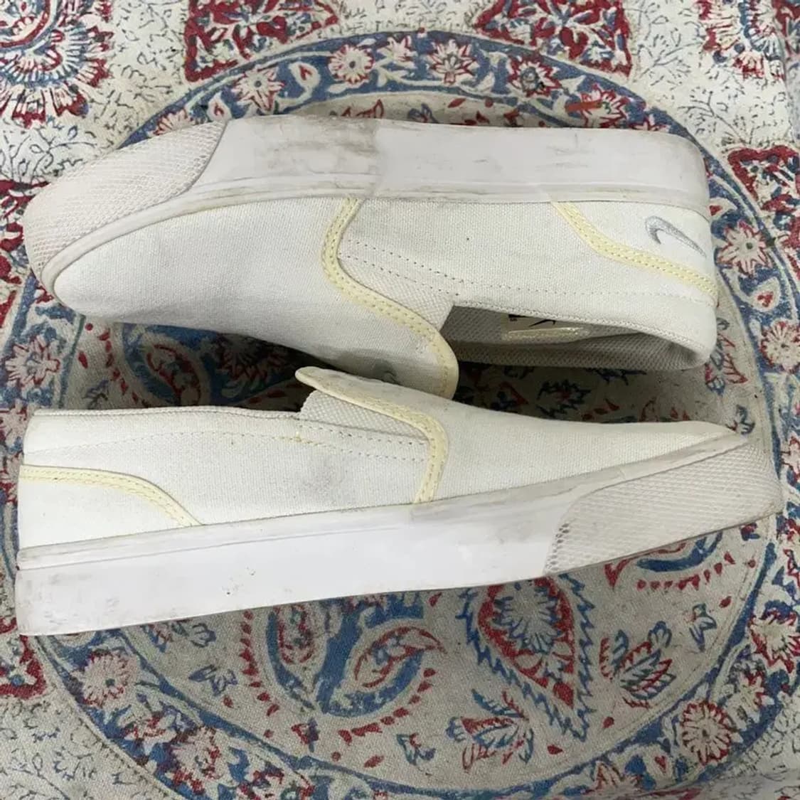 나이키 토키 슬립 캔버스 화이트 스니커즈 슬립온 235 E00802 상품이미지3