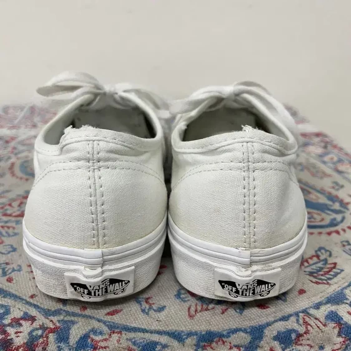 반스 어센틱 화이트 스니커즈 235 E00804 상품이미지2