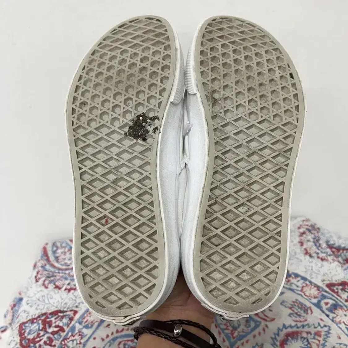 반스 어센틱 화이트 스니커즈 235 E00804 상품이미지4