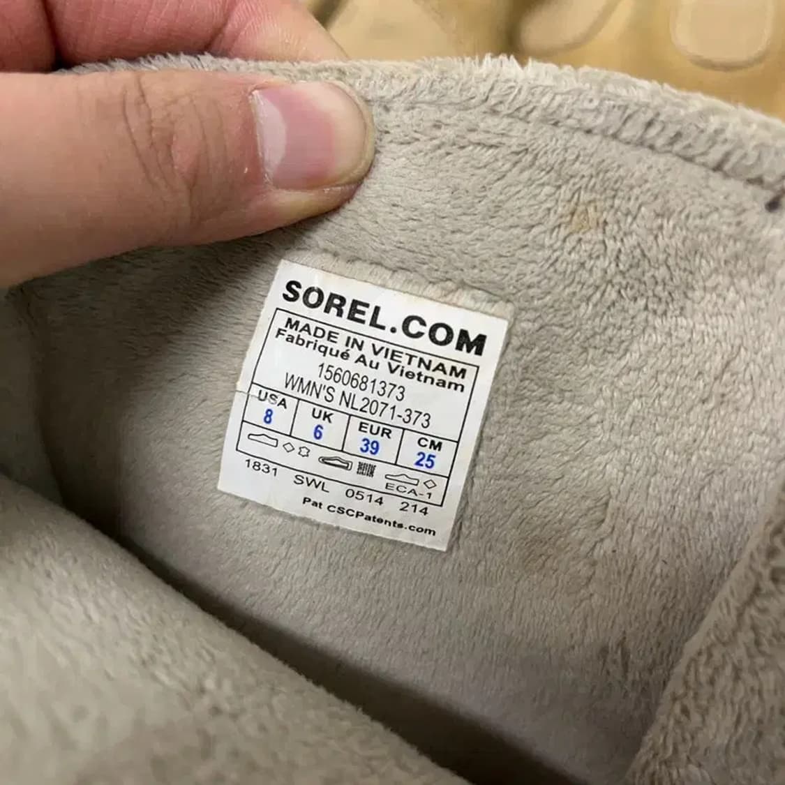 SOREL 소렐 레이스업부츠 어그부츠 털신발 250 E00827 상품이미지5