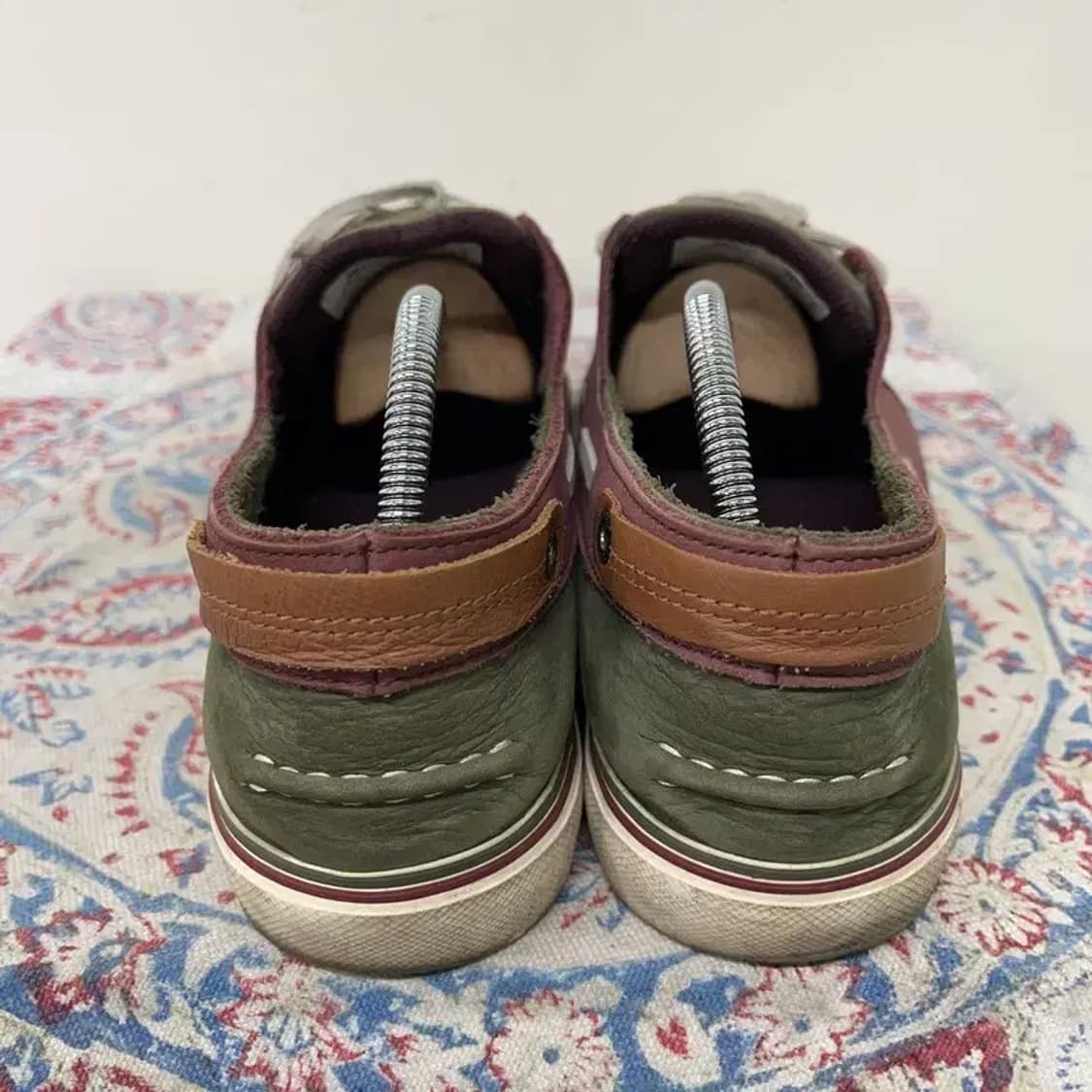 라코스테 카키 보트슈즈 남자 단화 UK8 E00828 상품이미지2