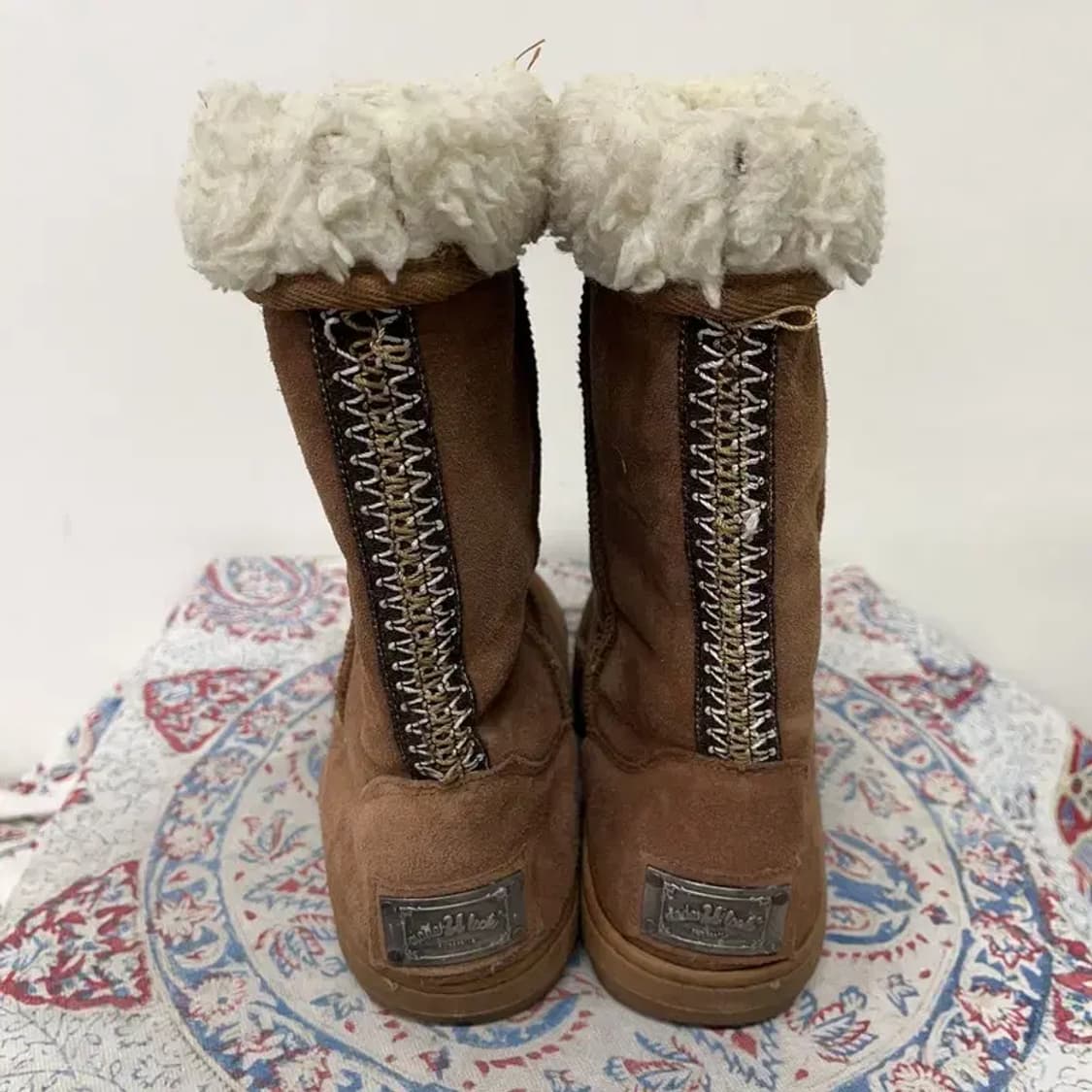 빈티지 뽀글이 롱 어그부츠 EU39 E00845 상품이미지2