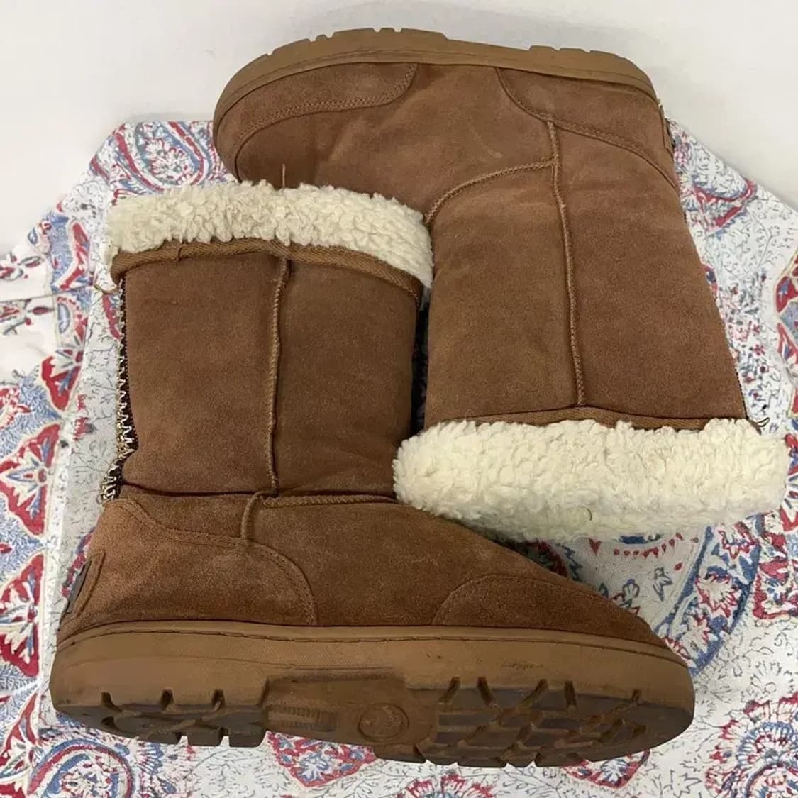 빈티지 뽀글이 롱 어그부츠 EU39 E00845 상품이미지4