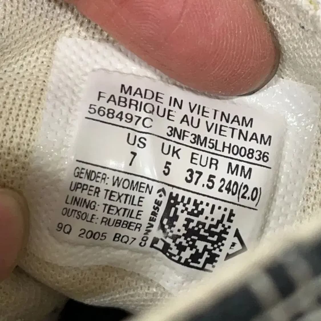 컨버스 척테일러 올스타 무브 하이탑 스니커즈 240 E00824 상품이미지5