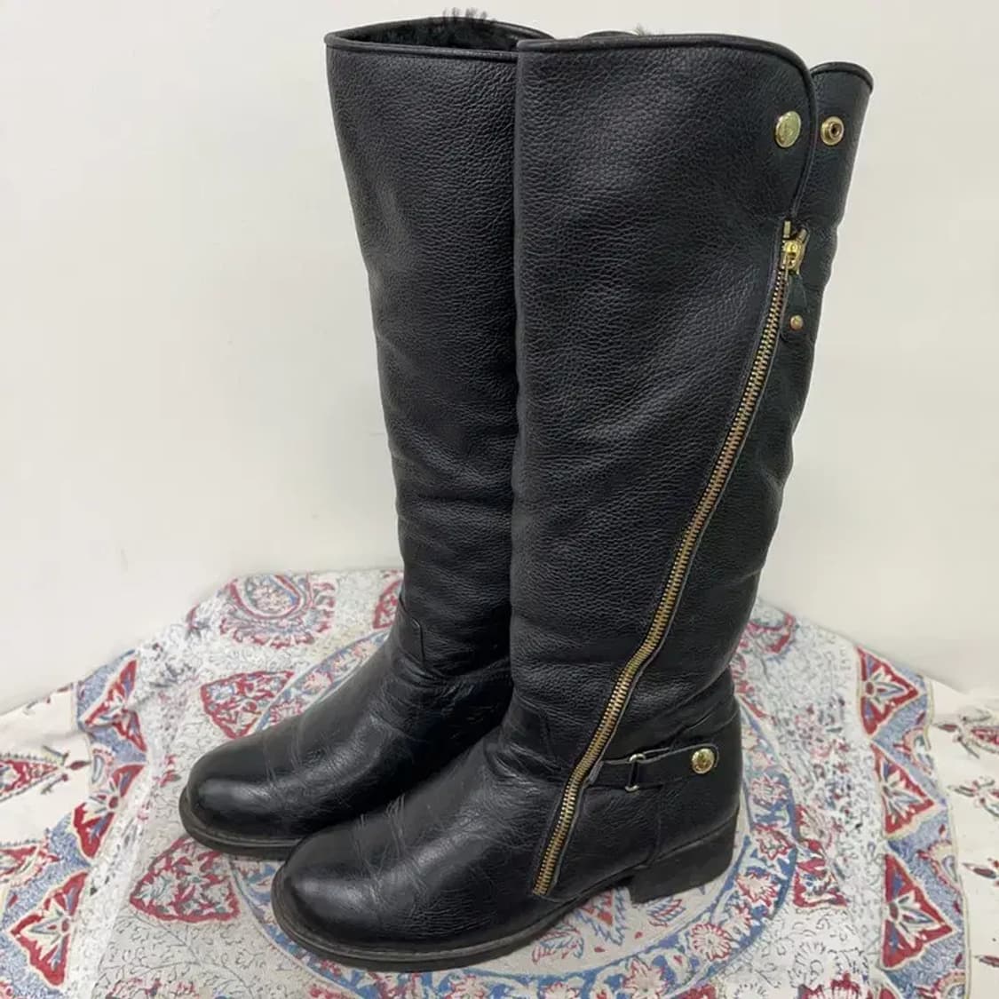 탠디 가죽 롱부츠 털신발 240 E00848 상품이미지1