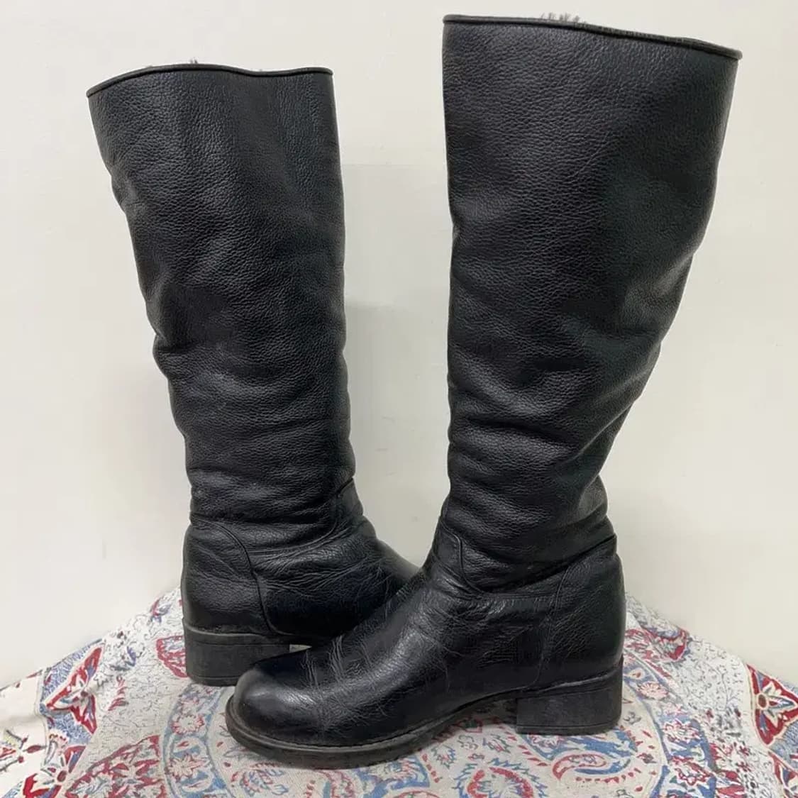 탠디 가죽 롱부츠 털신발 240 E00848 상품이미지3