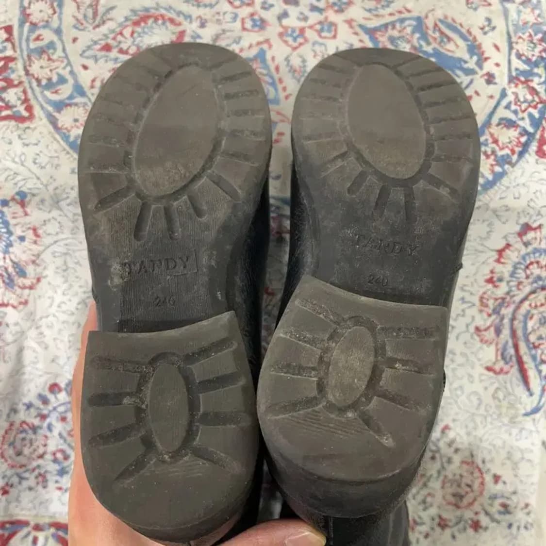 탠디 가죽 롱부츠 털신발 240 E00848 상품이미지4