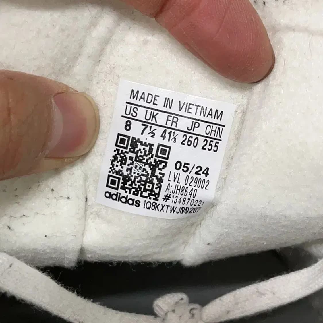 아디다스 가젤 클라우드 화이트 실버 메탈릭 스니커즈 260 E00830 상품이미지5