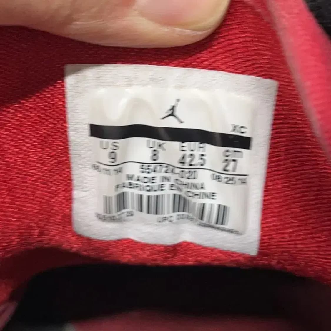 나이키 에어조던 1 미드 짐레드 스니커즈 270 E00839 상품이미지5