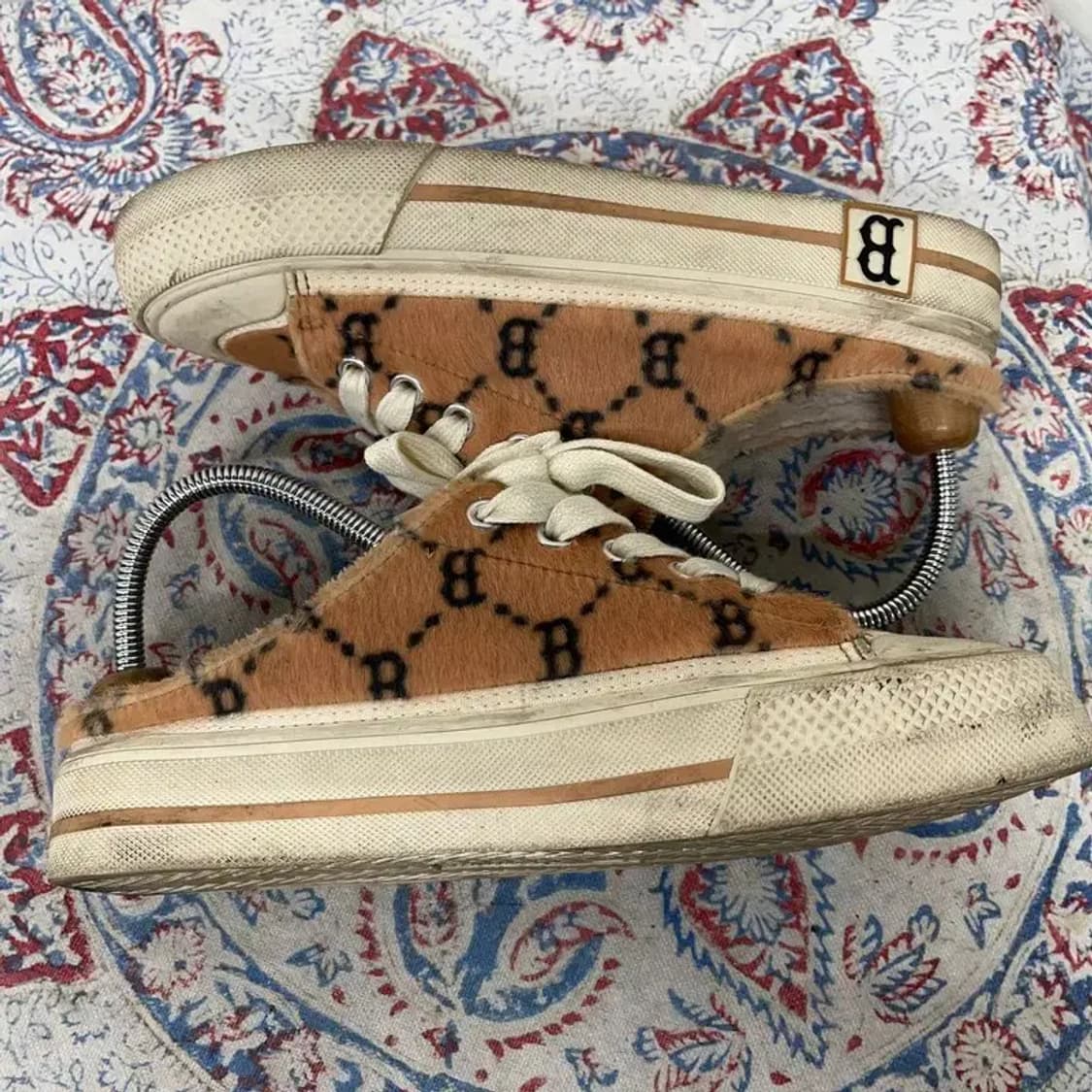 MLB 플레이볼 뮬 털신발 240 E00849 상품이미지3