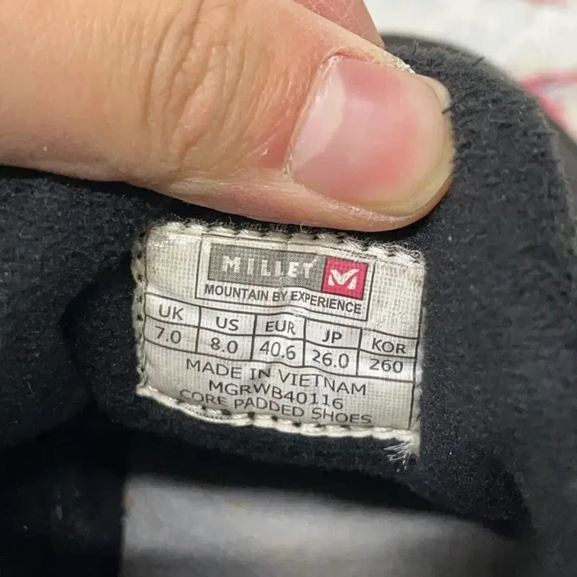 밀레 패딩 슬립온 방한화 260 E00850 상품이미지5