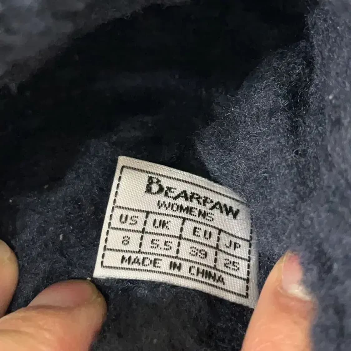 베어파우 여성 양털 슬리퍼 250 E00853 상품이미지5