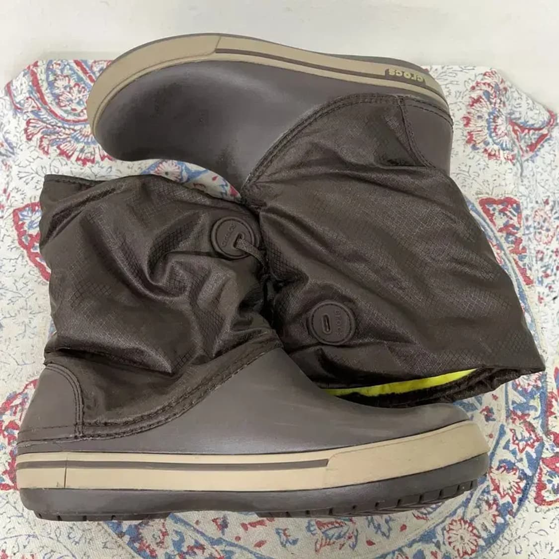 크록스 겨울 부츠 방한화 털신발 W8 E00863 상품이미지3