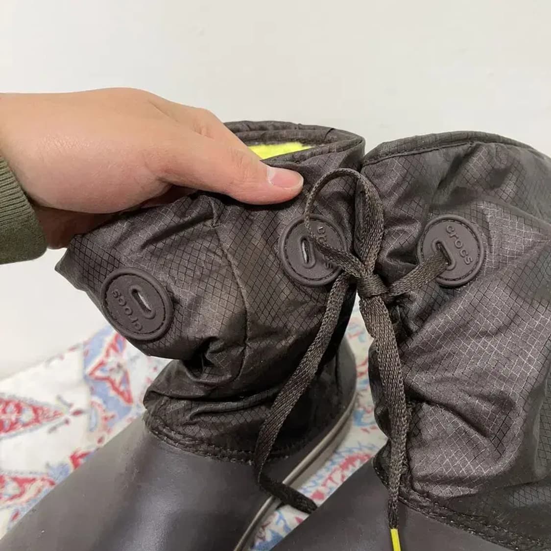 크록스 겨울 부츠 방한화 털신발 W8 E00863 상품이미지6