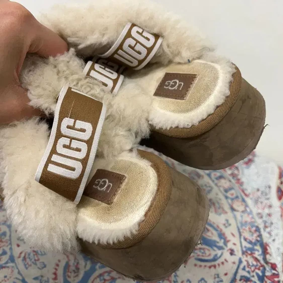 UGG 펀케트 슬라이드 체스트넛 230 E00864 상품이미지9