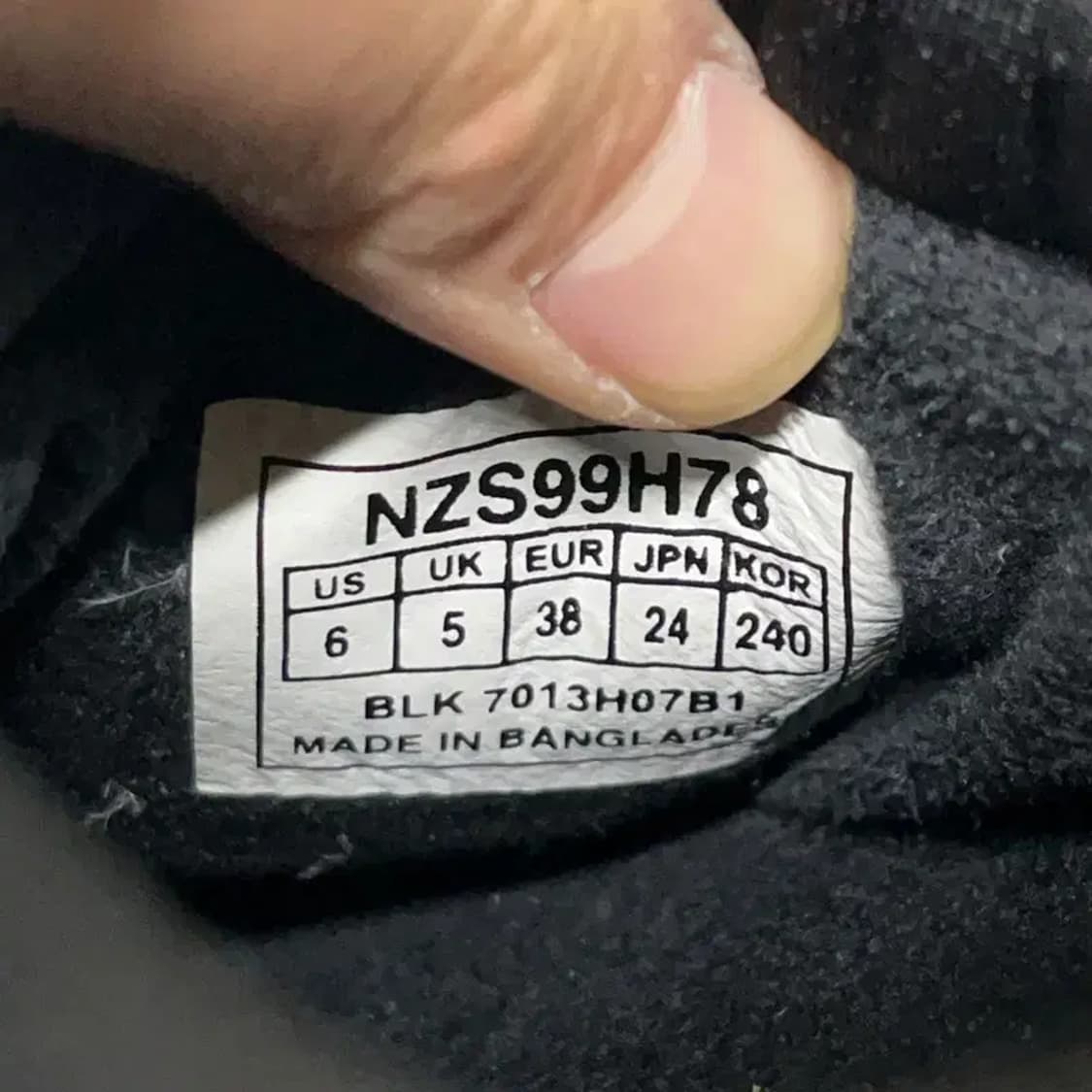 노스페이스 패딩 방한화 슬립온 240 E00865 상품이미지6