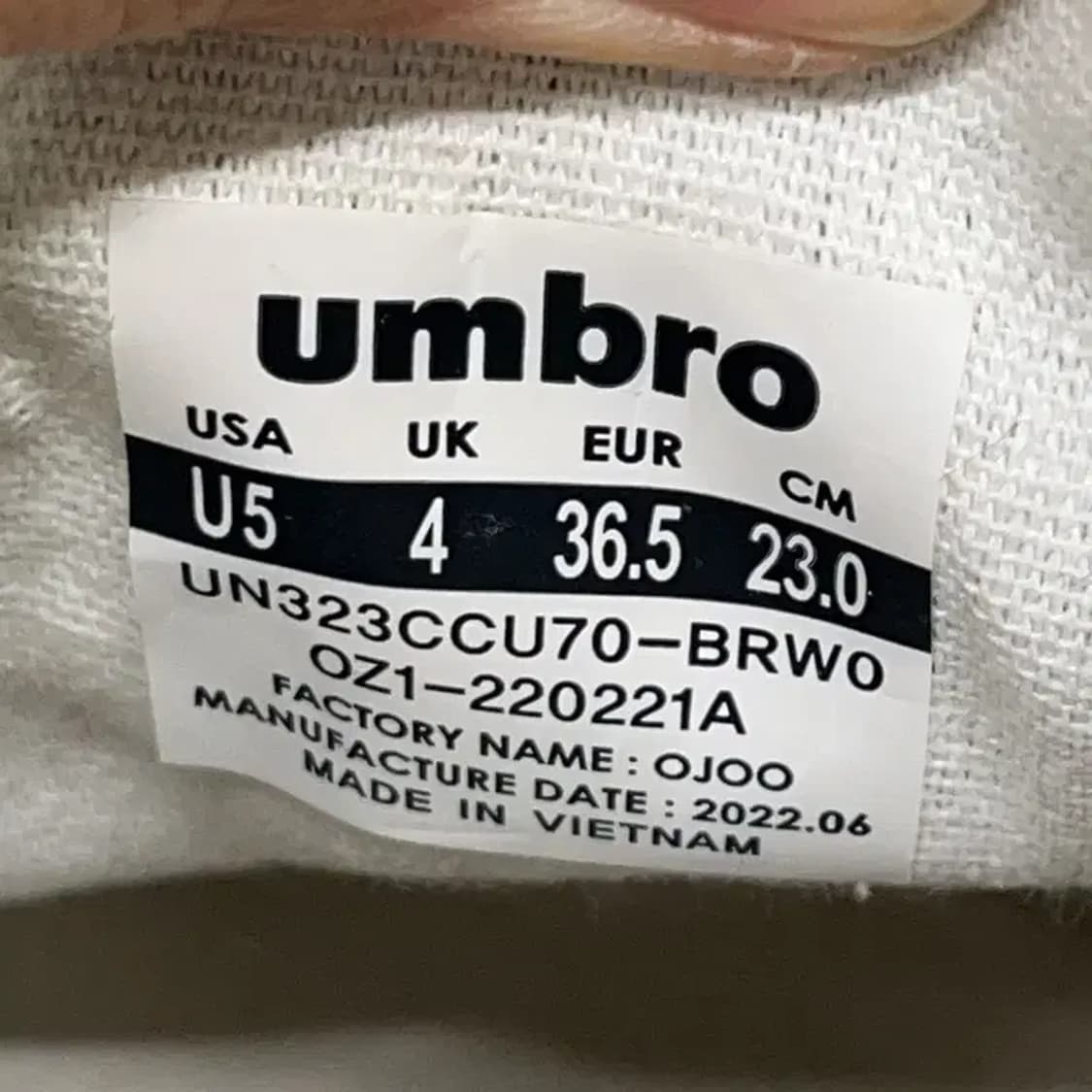 엄브로 토비 플라이트 스니커즈 230 E00868 상품이미지5