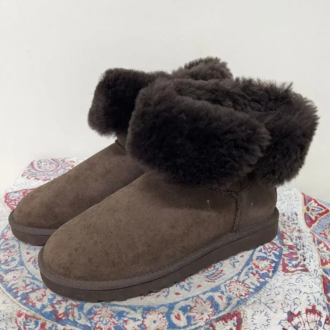 어그 UGG 베일리 브라운 어그부츠 털신발 W7 E00893 상품이미지2