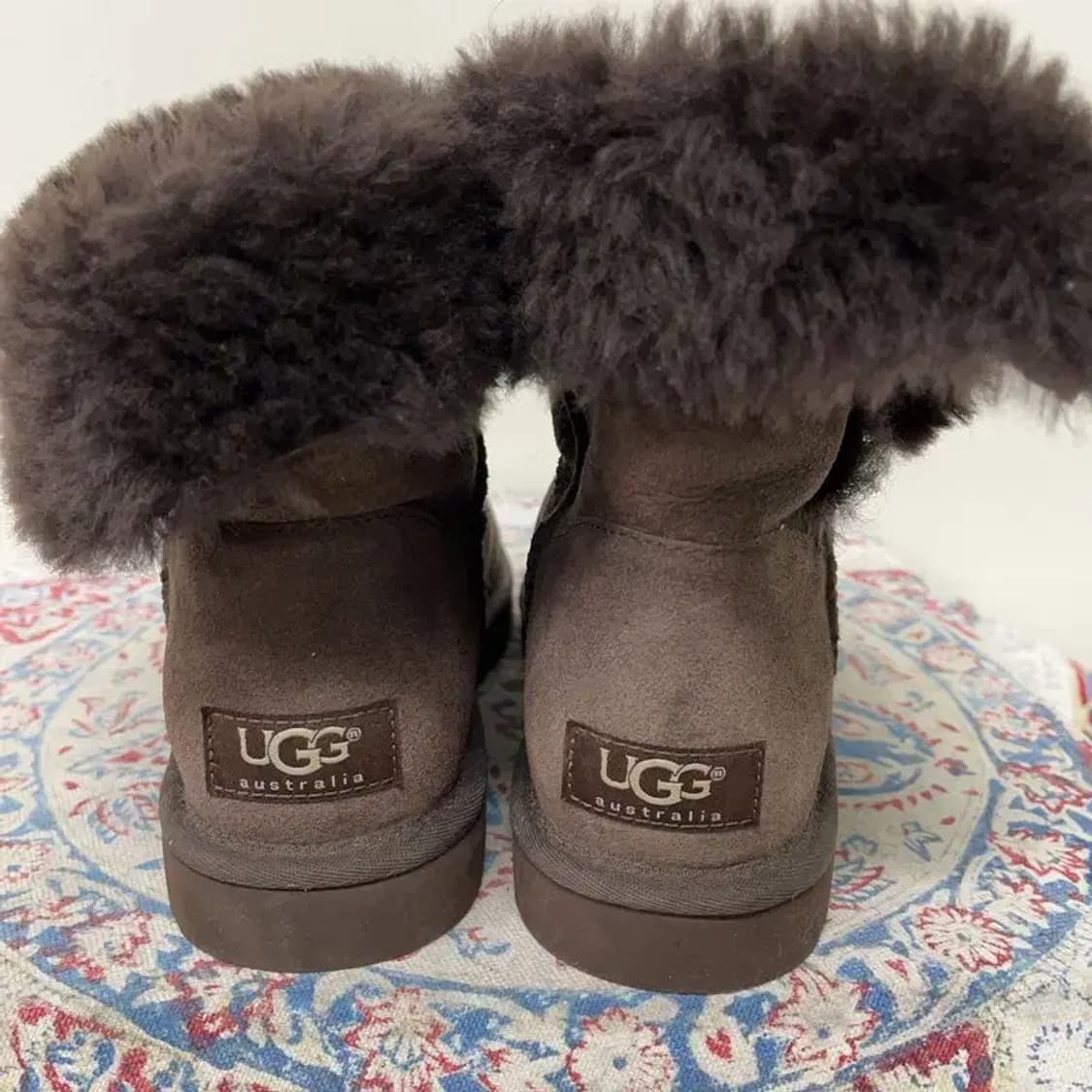 어그 UGG 베일리 브라운 어그부츠 털신발 W7 E00893 상품이미지3