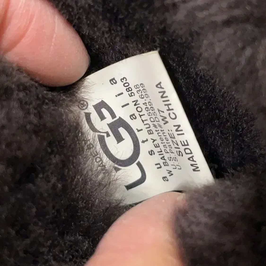 어그 UGG 베일리 브라운 어그부츠 털신발 W7 E00893 상품이미지6