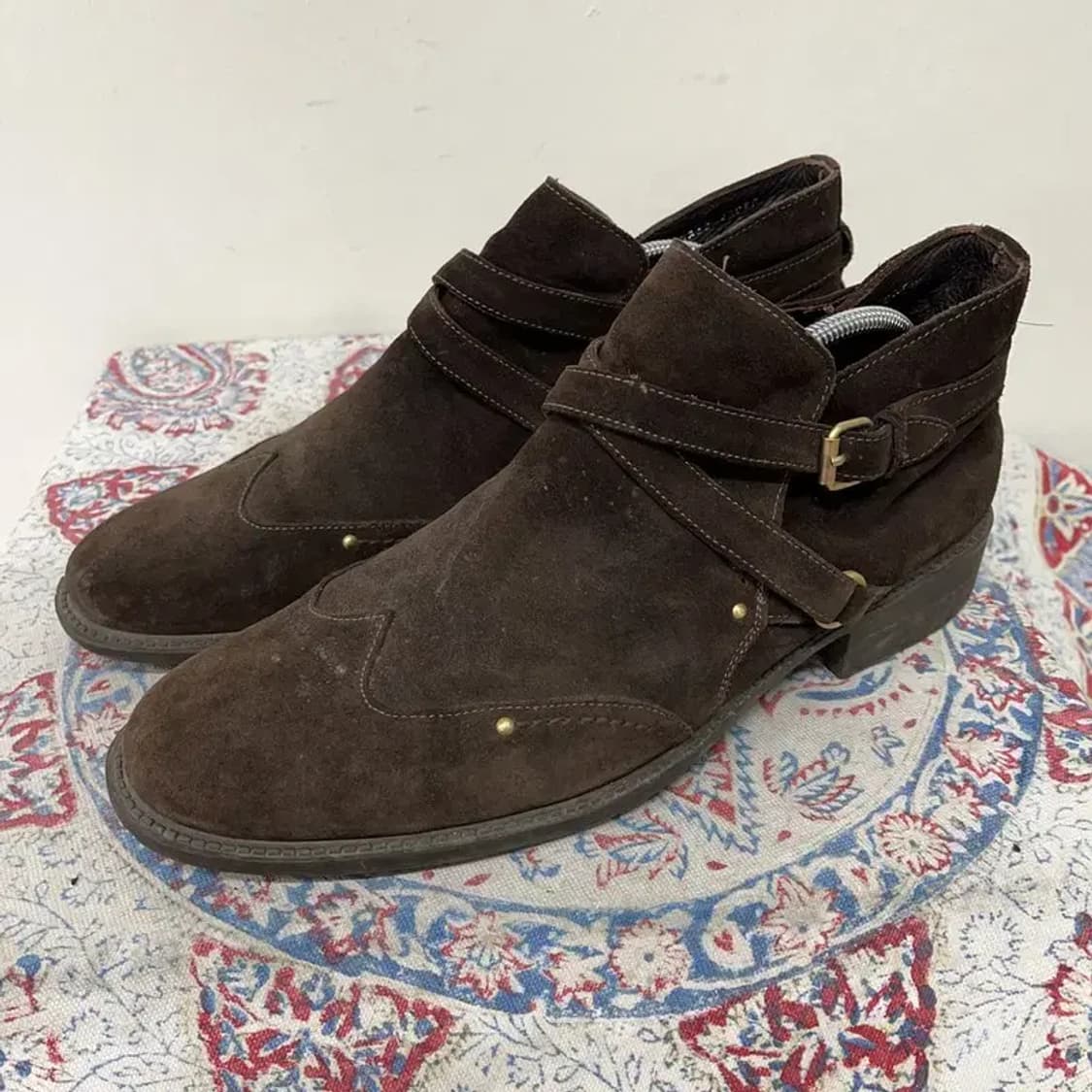 소다 X 스트랩 스웨이드 부츠 남자구두 280 E00910 상품이미지1