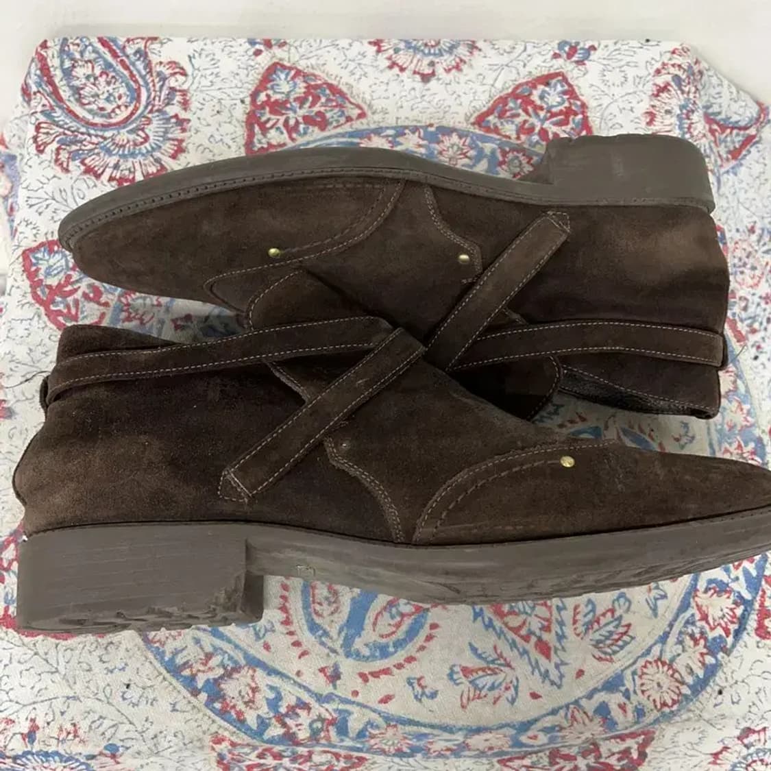 소다 X 스트랩 스웨이드 부츠 남자구두 280 E00910 상품이미지3