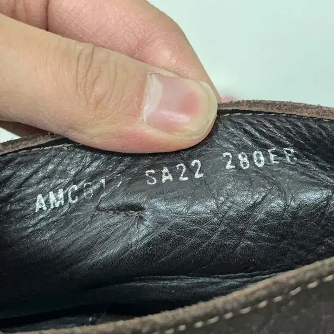 소다 X 스트랩 스웨이드 부츠 남자구두 280 E00910 상품이미지6