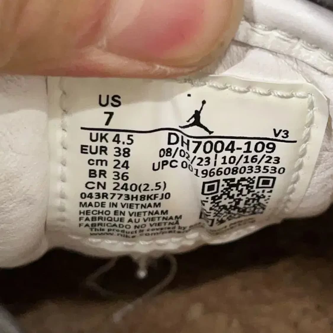 나이키 우먼스 에어조던1 엘리베이트 로우 스니커즈 240 E00888 상품이미지5