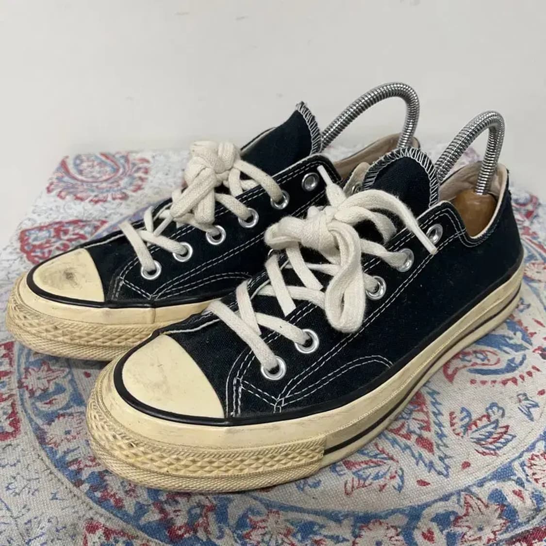 컨버스 척 70 클래식 로우 블랙 스니커즈 245 E00901 상품이미지1