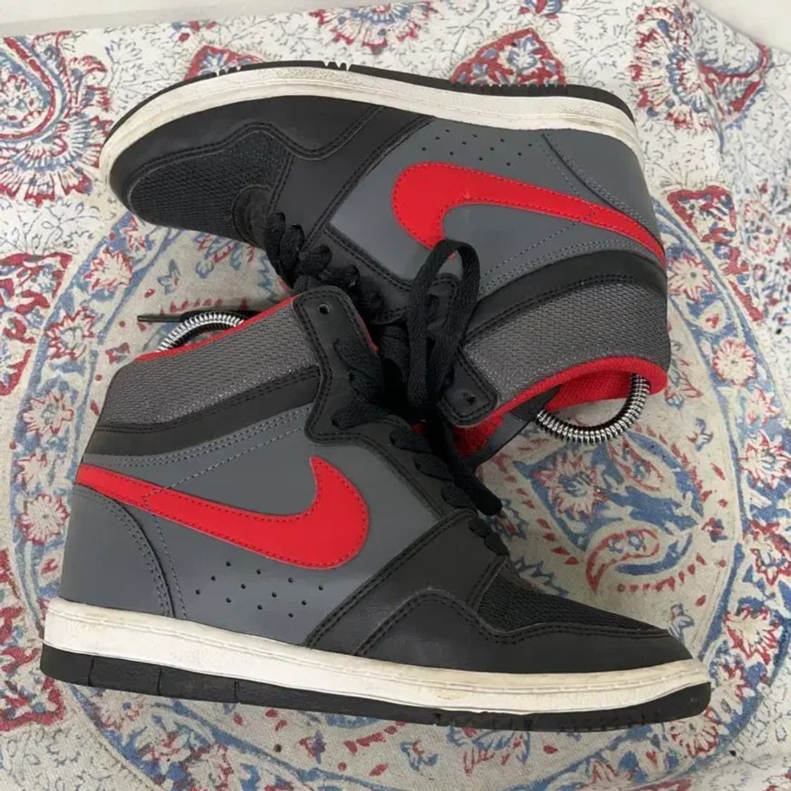 나이키 스카이하이 덩크 검빨 스니커즈 운동화 235 E00908 상품이미지3