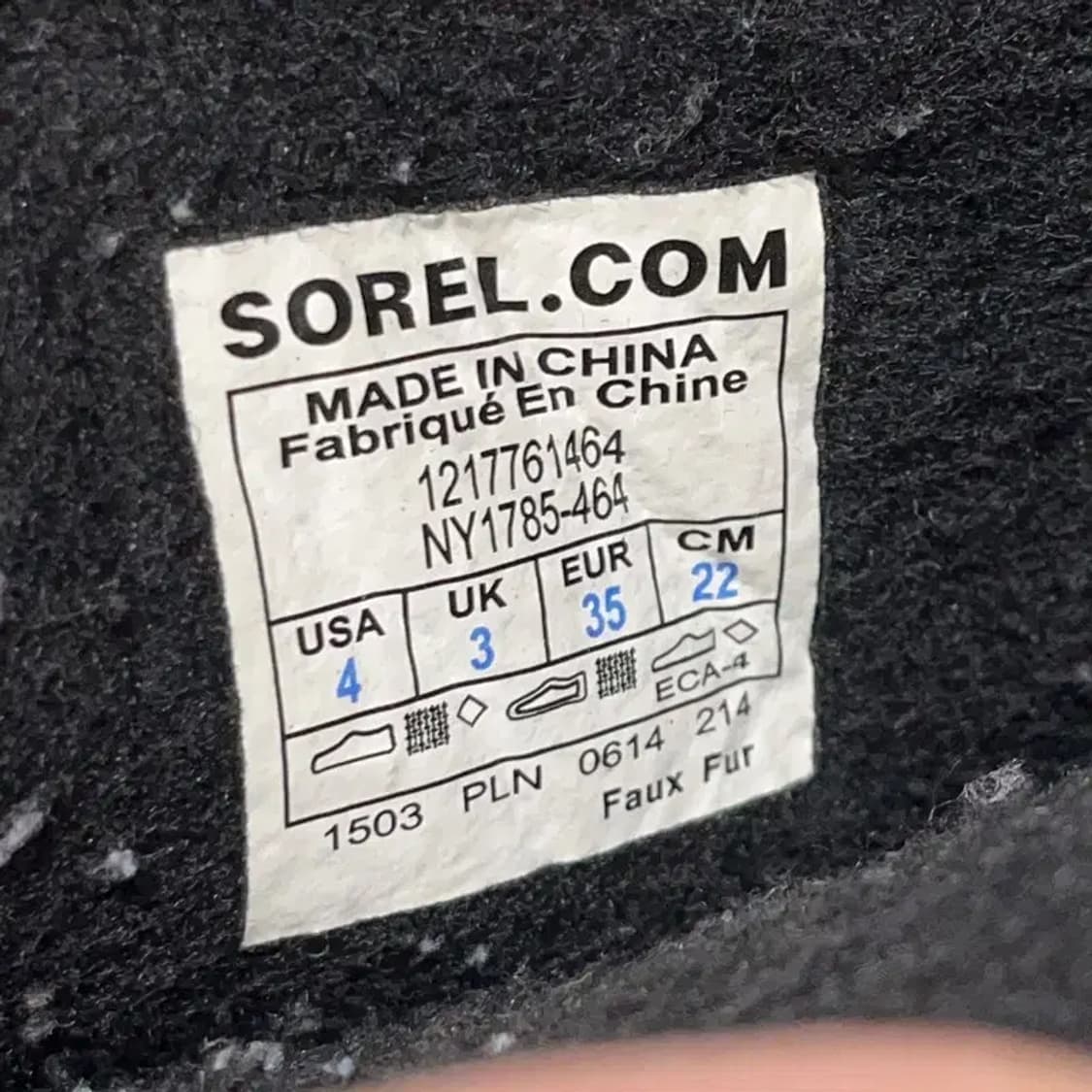 SOREL 소렐 방한 부츠 털신발 방수신발 220 E00932 상품이미지4