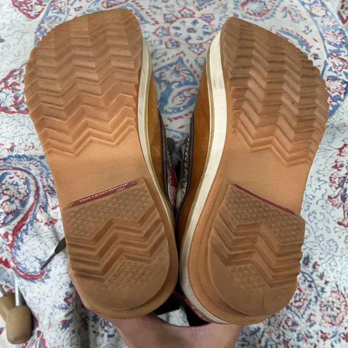 SOREL 소렐 체크 방한부츠 방수신발 털신발 240 E00936 상품이미지4