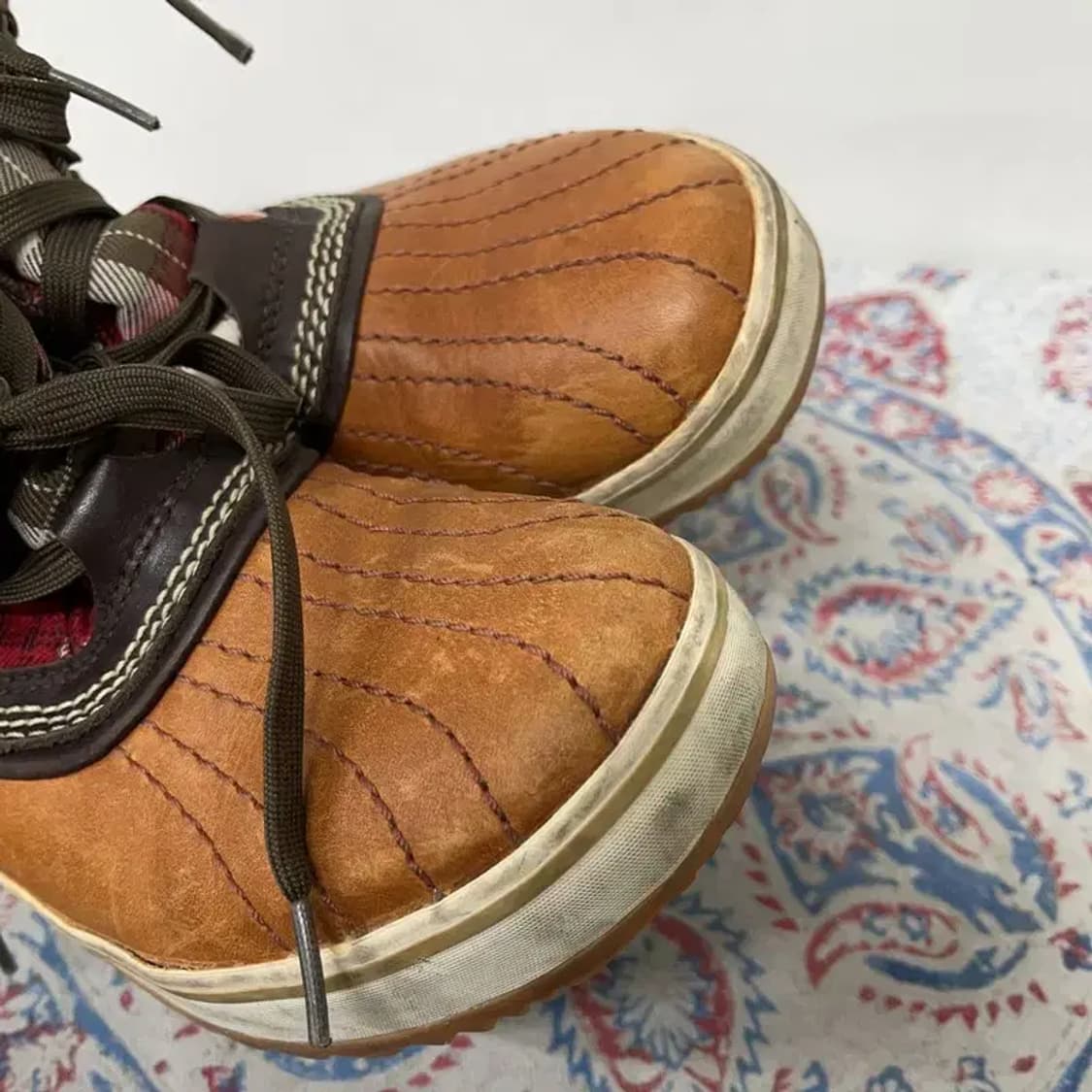 SOREL 소렐 체크 방한부츠 방수신발 털신발 240 E00936 상품이미지6