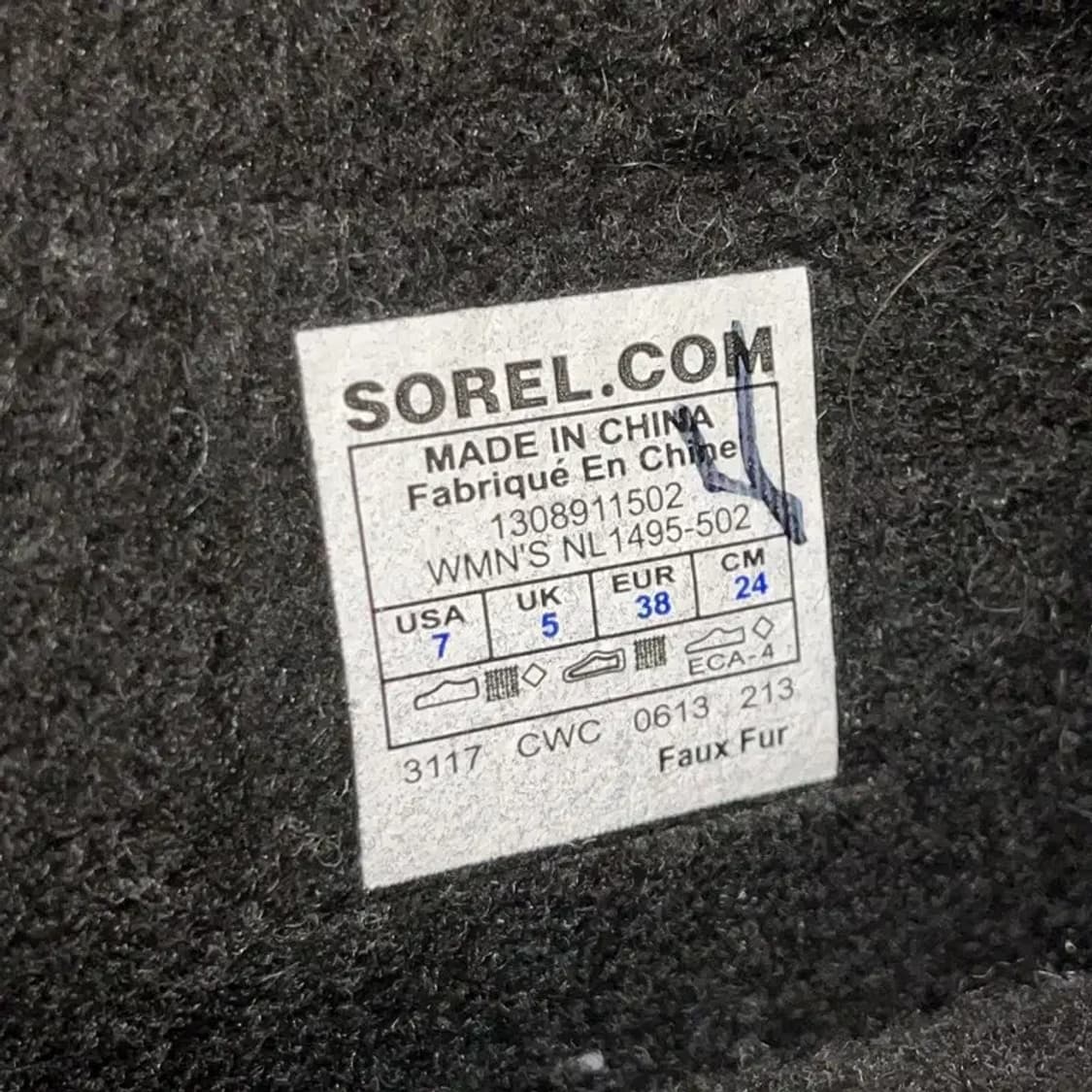 SOREL 소렐 카니발 방한부츠 방수신발 털신발 240 E00938 상품이미지5