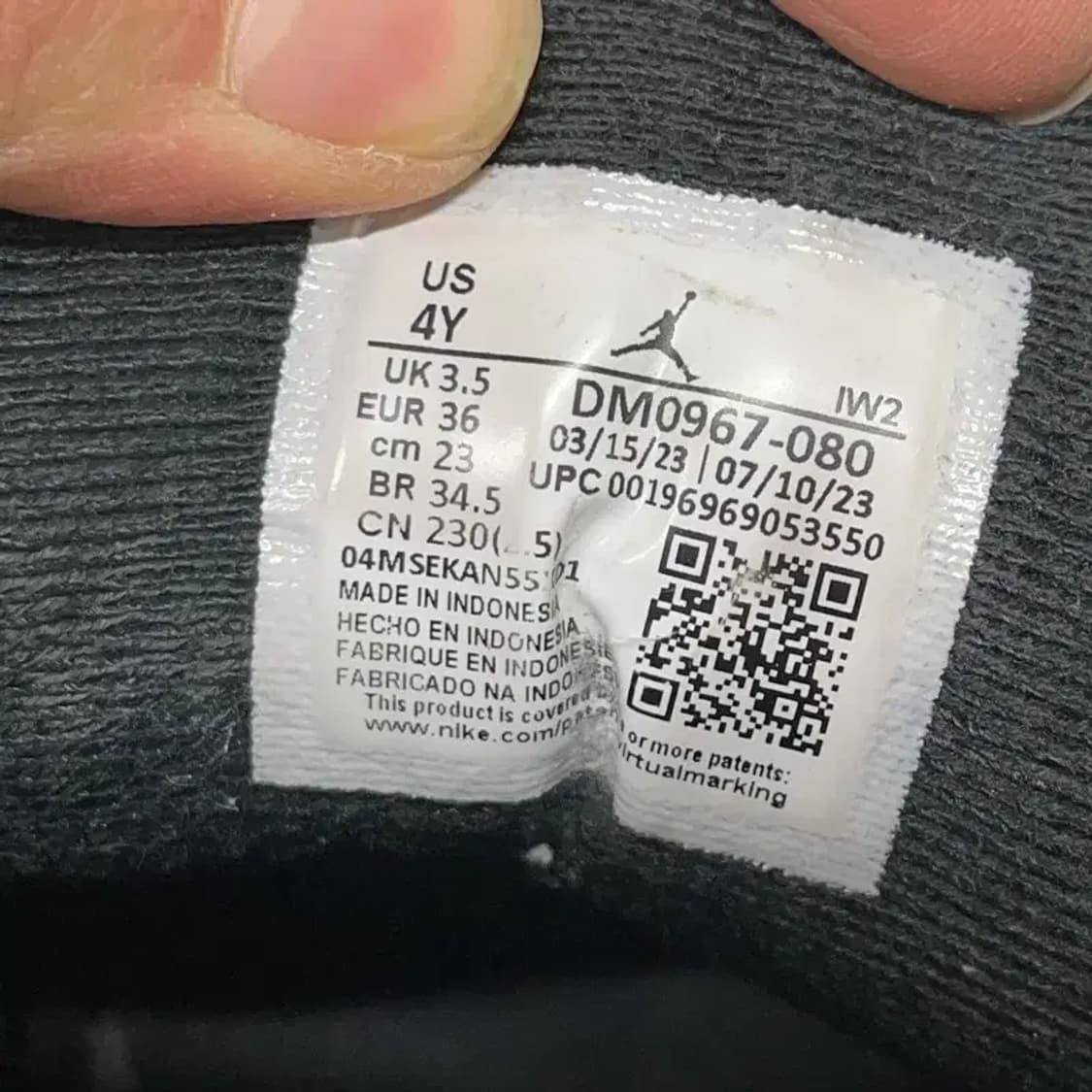나이키 에어 조던 3 레트로 피어 팩 스니커즈 230 E00930 상품이미지5