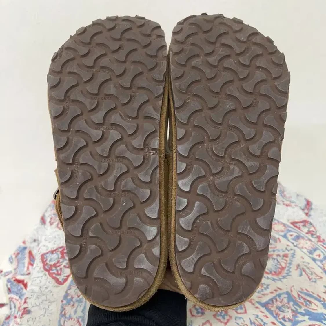 버켄스탁 런던 시어링 스웨이드 가죽 다크티 245 E00937 상품이미지4