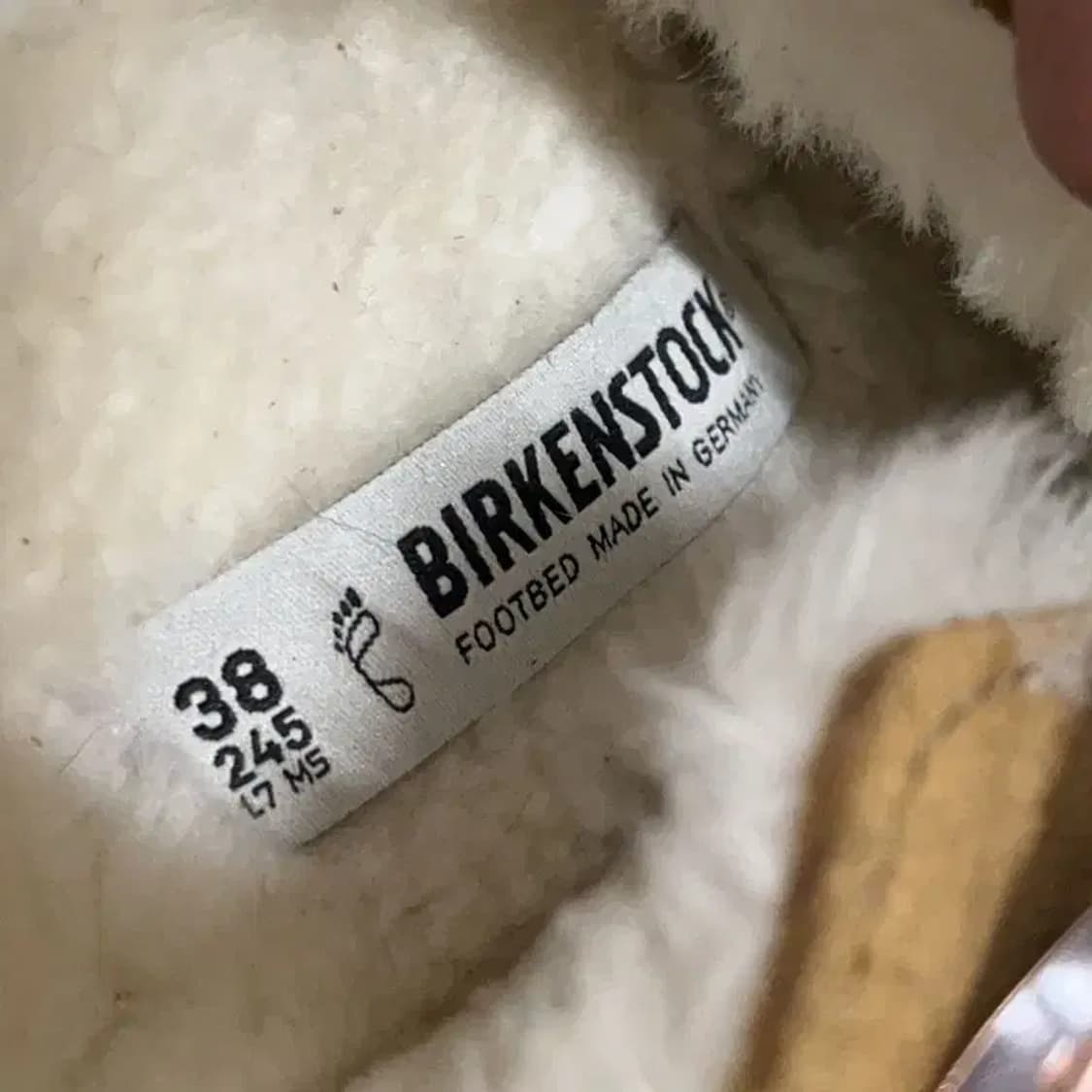 버켄스탁 런던 시어링 스웨이드 가죽 다크티 245 E00937 상품이미지5