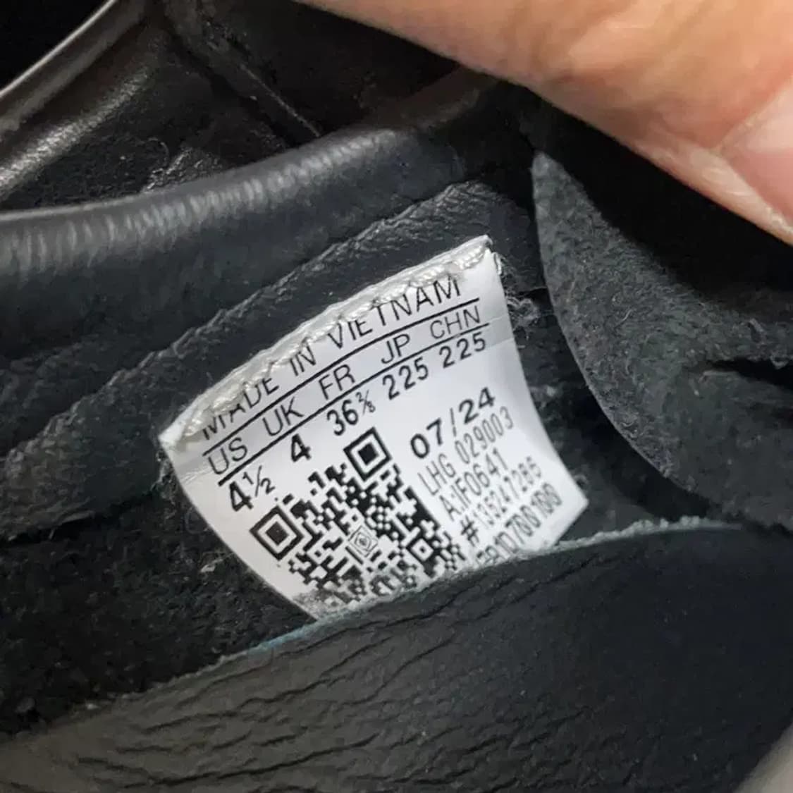 아디다스 삼바 데콘 블랙 스니커즈 225 E00940 상품이미지5