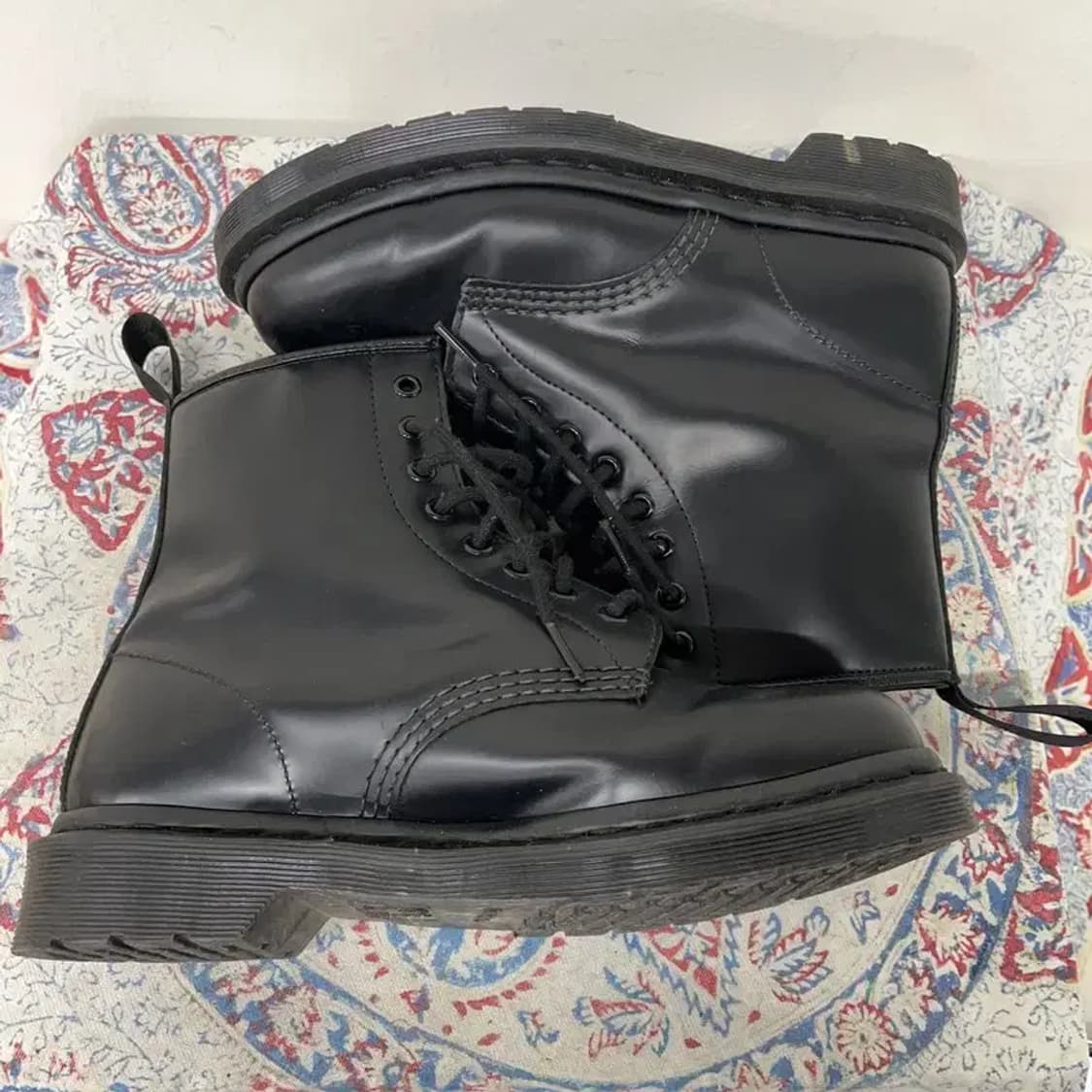 닥터마틴 1460 8홀 모노 워커 부츠 UK7 E00953 상품이미지3