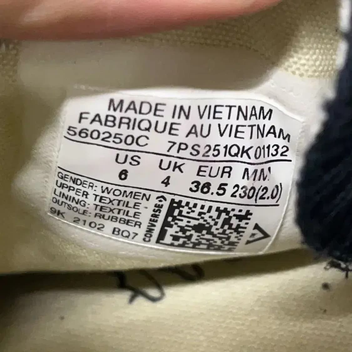 컨버스 척테일러 올스타 리프트 스니커즈 230 E00944 상품이미지5