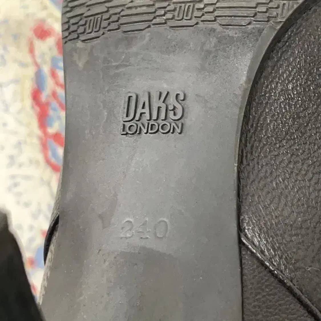 닥스 블랙 가죽 롱부츠 240 E00964 상품이미지5