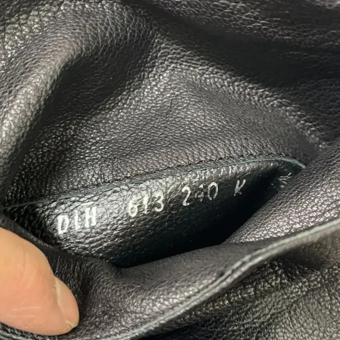 닥스 블랙 가죽 롱부츠 240 E00964 상품이미지7