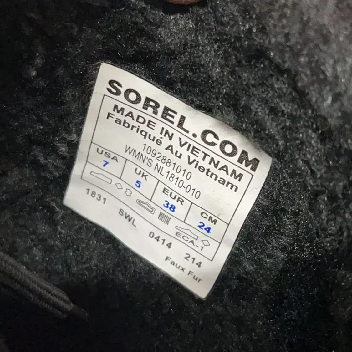 SOREL 소렐 스노우엔젤 부츠 방한화 털신발 240 E00966 상품이미지6