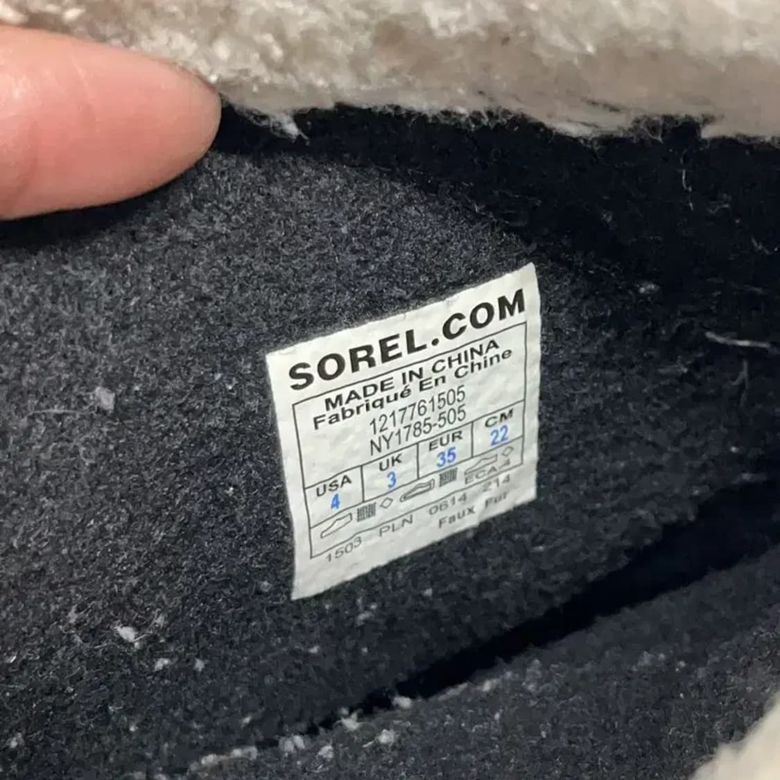 SOREL 소렐 카니발 방한부츠 방수신발 털신발 220 E00970 상품이미지5